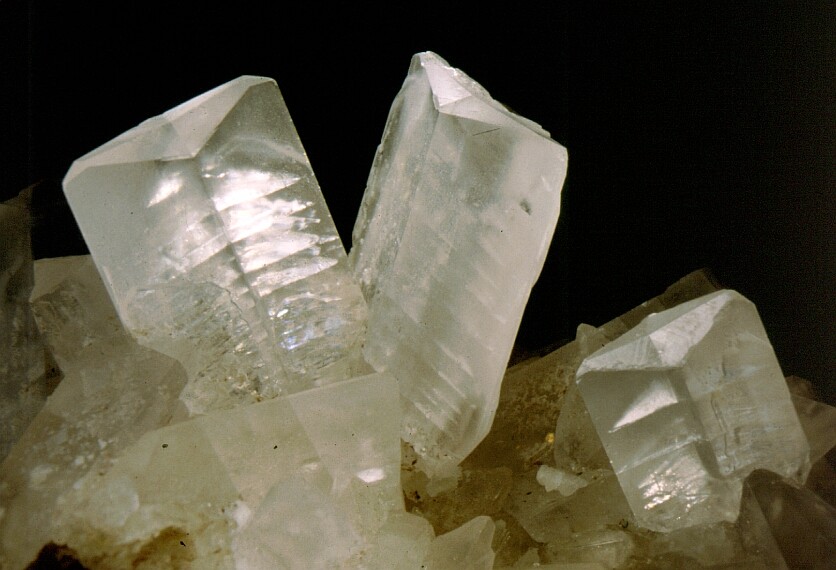 Calcite, twins on  {21-31}, Mexico