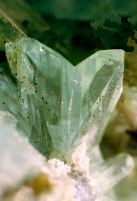 Phosphophyllite twin, Hagendorf, Germany